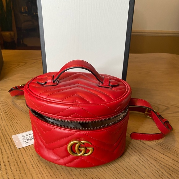 ❤️ Authentic Gucci GG Marmont Matelasse Mini Backpack, Brand New - Picture 9 of 14
